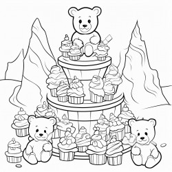 square a modern twist on the classicupcake candy bears at the top of columns