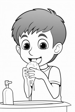 wash mouth then nose wadu