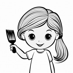 hair brush only brush no other image