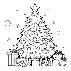 christmas coloring page for adults