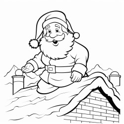 happy father xmas on top of a roof