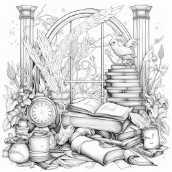 magical pencils and journal books