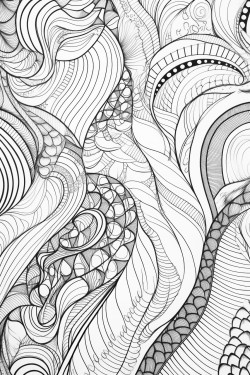 zentangle with pencils crayons writing paper