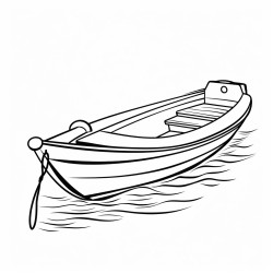 blue boat