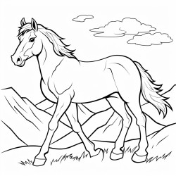 un hrisson qui monte  cheval