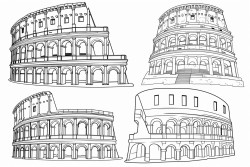 colosseum  rome italy