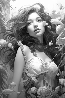 black mermaid