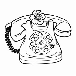 a telephone of the sixties