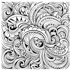 maori tattoo moko pattern