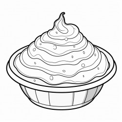 custard creamy dessert