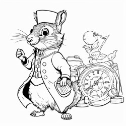 time traveler squirrel