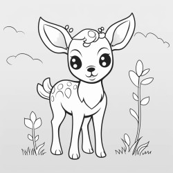 a cute deer