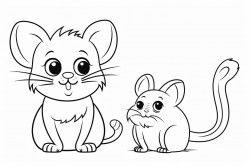 little cat and mouse