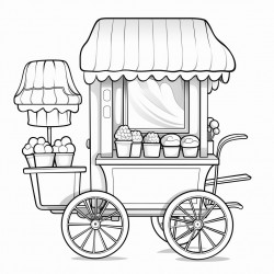 cotton candy cart in old street