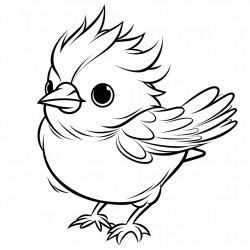 a cute sweet little bird