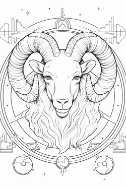 the front page design for a coloring book of the zodiac