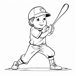 teenage boy hitting a home run for the huskies
