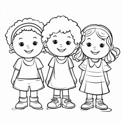 children at preschool