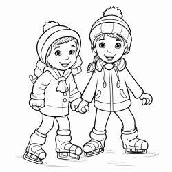 ice skating children