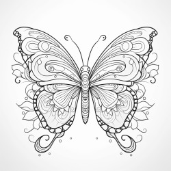 butterfly floral