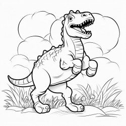 trex riding a unicorn