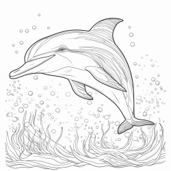 dolphin in ocean