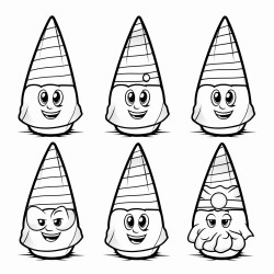 7candy corn characters