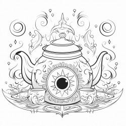 evil eye cauldron moon phase herbs protection symbols triple moon