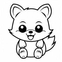 kawaii animal smiling