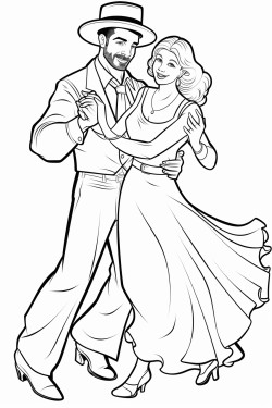 pareja de indgenas del ecuador bailando