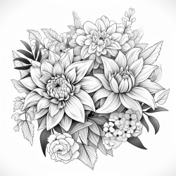 october birth flower bouquet