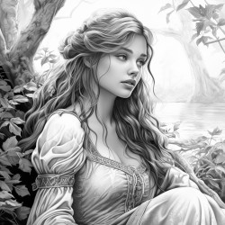 princess lost in the woods