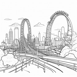 rollercoaster skyline