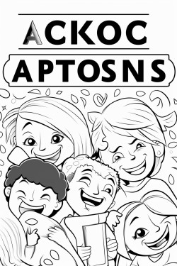a kids abc colouring book theme of emotions aimed at kids