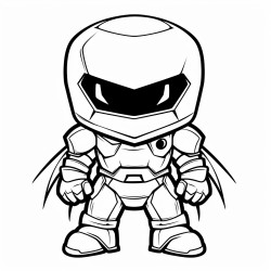 citrouille super hros robot ninja