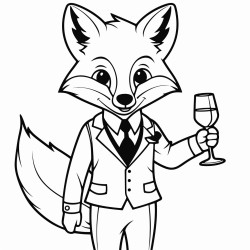 a sommelier fox