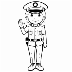 thank you to female police officer