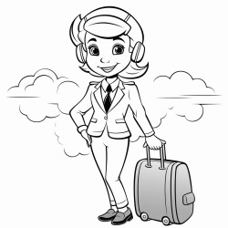 funny flight attendant