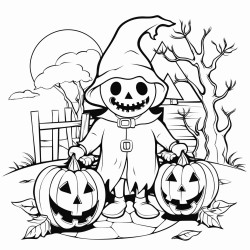 halloween coloring book