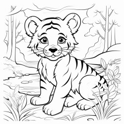 create cute animals coloring pages