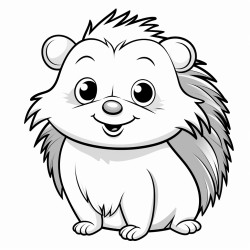 a cute icelandic hedgehog