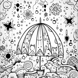 different designs of peace signs raining down