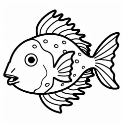 a cute icelandic plaice fish