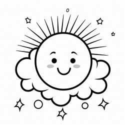 a tartigrade in the sun with a pointed rainbow