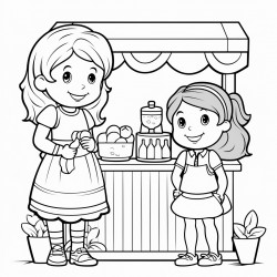 little girl lemonade stand birthday