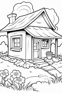 uma fazenda com  coelhos