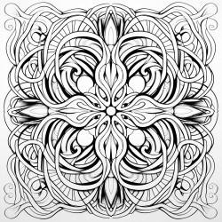 intricate symmetrical and repetitive designs