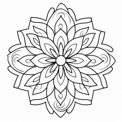 a flower style mandala