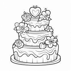 heart cake consists of two layers decorative perfect for valentines day