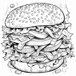 kot je hamburgera